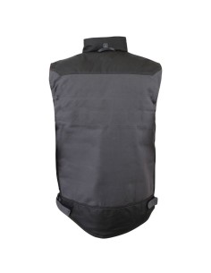 GILET SANS MANCHE BICOLORE SABLE - GRIS NUIT/NOIR 2