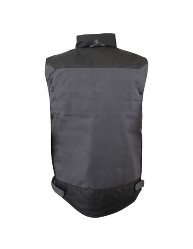 GILET SANS MANCHE BICOLORE SABLE - GRIS NUIT/NOIR