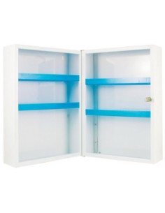 ARMOIRE PHARMACIE BLC 1 PORTE - METAL PEINT
