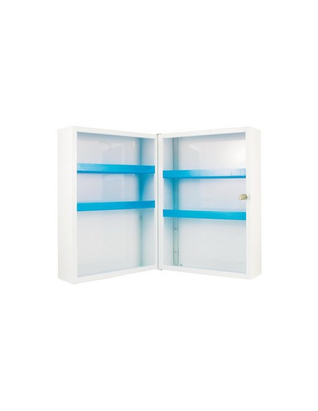 ARMOIRE PHARMACIE BLC 1 PORTE - METAL PEINT
