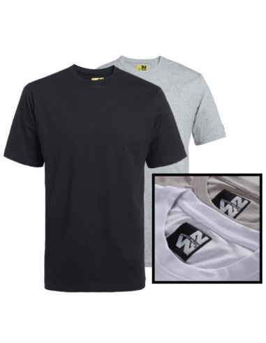 T-SHIRT LOT DE 2 - GRIS+NOIR