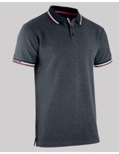 POLO BICOLORE LORD - GRIS CHINE/FONCE