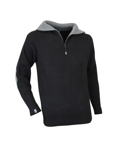 PULL COL CAMIONNEUR - NOIR