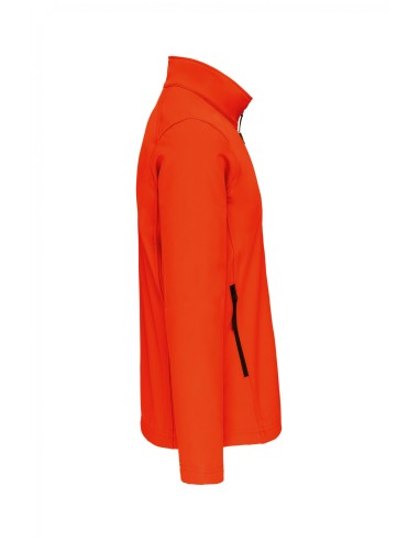 VESTE SOFTSHELL ORANGE FLUO