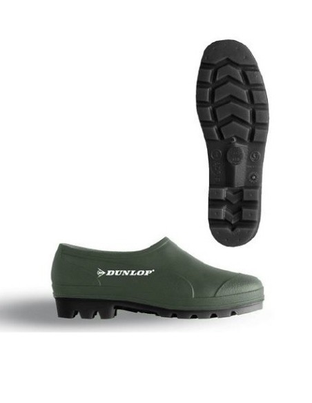 SABOT DE JARDIN ROSIER FERME PVC VERT DUNLOP