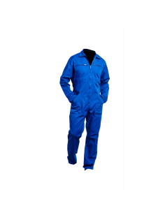 COMBINAISON 1 ZIP POLY/COTON BLEU 245GR/M2