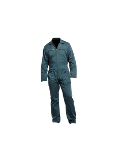 COMBINAISON 1 ZIP POLY/COTON VERT US 245GR/M2