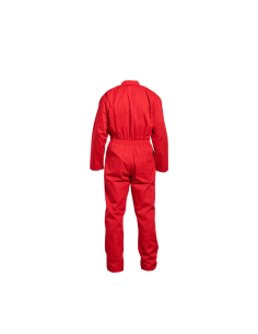 COMBINAISON 2 ZIPS POLY/COTON ROUGE 245GR/M2 2