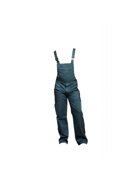 COTTE A BRETELLES POLY/COTON VERT 245GR/M2