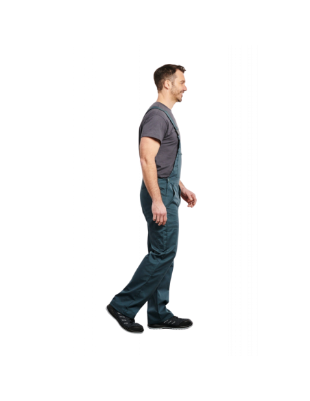 COTTE A BRETELLES POLY/COTON VERT 245GR/M2