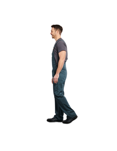 COTTE A BRETELLES POLY/COTON VERT 245GR/M2