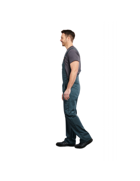 COTTE A BRETELLES POLY/COTON VERT 245GR/M2