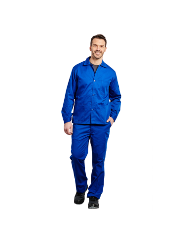 PANTALON TRAVAIL POLY/COTON BLEU BUGATTI 245GR/M2