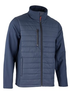 VESTE BI MATIERE SOFTSHELL SAFE - BLEU 
