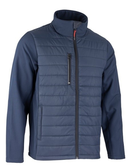 VESTE BI MATIERE SOFTSHELL SAFE - BLEU 