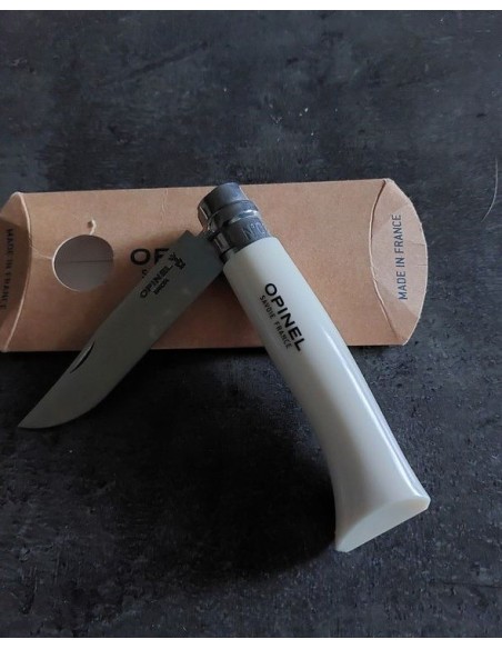 OPINEL - LAME INOX MANCHE PLASTIQUE/PVC