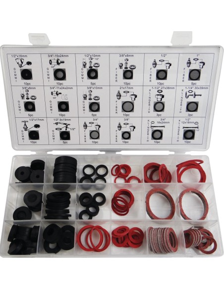 COFFRET DE JOINTS PLATS CAOUTCHOUC ET FIBRE