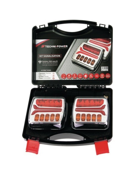 KIT SIGNALISATION 12/24V MAGNETIQUE LED 