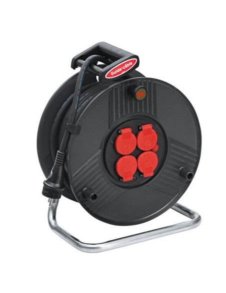 ENROULEUR AVEC CABLE ELEC SOUPLE MONO