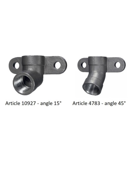 SUPPORT DE MONTAGE POUR PIPETTE - FONTE INOX