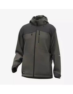 VESTE SOFTSHELL HOMME KASAI KAKI/GRIS FONCE