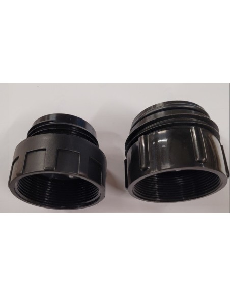 LOT DE 2 RACCORDS ADAPTATEURS POUR FUT 200L - UTILISABLE AVEC POMPE