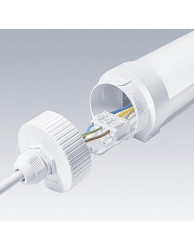 REGLETTE LED INTEGREE ETANCHE SANS TUBE-CROCHETS INOX SUSP