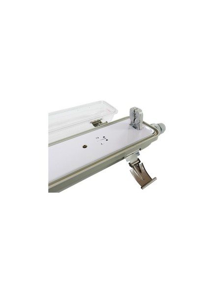 REGLETTE LED -VASQ POLYCAR-10 CLIP INOX FERMET-2 CROCH INOX SUSP