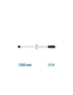 TUBE LED Ø32 SANS REGLETTE - LUTIC T12 - AVEC 1 BORNIER ETANCHE 2