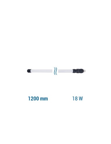 TUBE LED Ø32 SANS REGLETTE - LUTIC T12 - AVEC 1 BORNIER ETANCHE