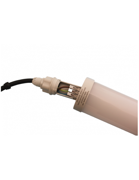 REGLETTE LED INTEGREE ETANCHE SANS TUBE-CROCHETS INOX SUSP