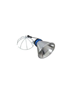 SUPPORT DE LAMPE DE CHAUFFAGE INFRAROUGE-2 FILS SANS TERRE-CAPOT BLEU