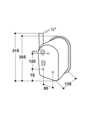 ABREUVOIR TOUT INOX ANTIGASPILLE - RICO SUEVIA M 74