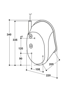 ABREUVOIR TOUT INOX ANTIGASPILLE - RICO SUEVIA M 76 2
