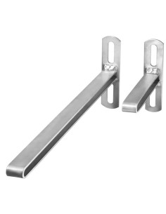 SUPPORT COULISSANT A PLATINE TROUS OBLONGS - POUR TUBE VERTICAL 2