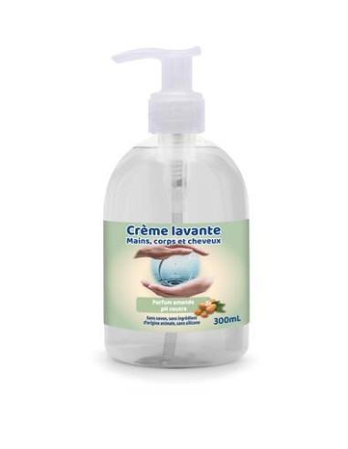 SAVON MAINS CORPS ET CHEVEUX PARFUM AMANDE