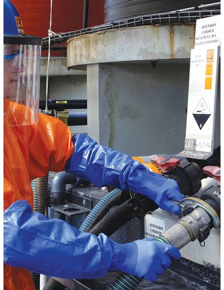 GANT PROTECTION CHIMIQUE MANCHE LONGUE ELASTIQUE DE 660MM