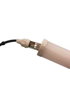 REGLETTE LED INTEGREE ETANCHE SANS TUBE-CROCHETS INOX SUSP 2