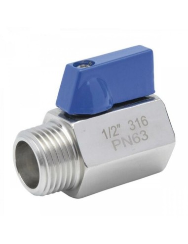 MINI VANNE 1/4 TOUR A SPHERE PN 63 BARS