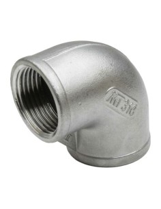 RACCORD INOX A VISSER PRESSION 20 BARS - COUDE INOX TARAUDE 90° 