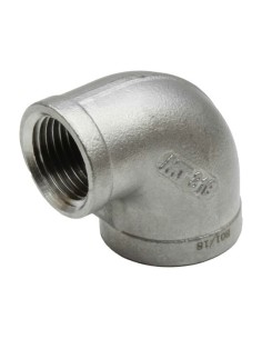 RACCORD INOX A VISSER PRESSION 20 BARS - COUDE INOX REDUIT 90°  2