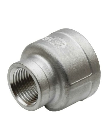 RACCORD INOX A VISSER PRESSION 20 BARS - MANCHON INOX REDUIT TARAUDE