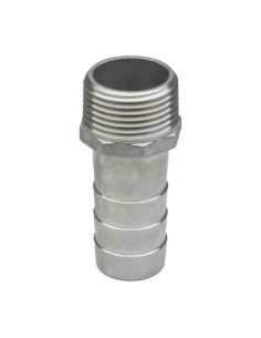 RACCORD INOX A VISSER PRESSION 20 BARS - EMBOUT INOX FILETE  ANNELE 2