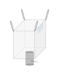 SAC BIG BAG POLYPROPYLENE 90X90X130 CM 2