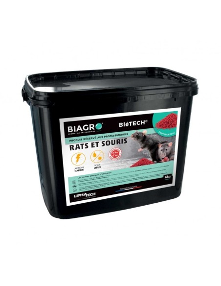 RATICIDE SOURICIDE -  MELANGE DE BLE TURBO IMPREGNE