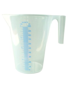 PICHET DOSEUR PLASTIQUE TRANSLUCIDE GRADUE EN ML