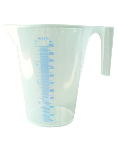 PICHET DOSEUR PLASTIQUE TRANSLUCIDE GRADUE EN ML
