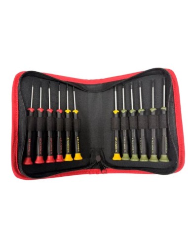 JEUX DE 12 TOURNEVIS DE PRECISION EN COFFRET